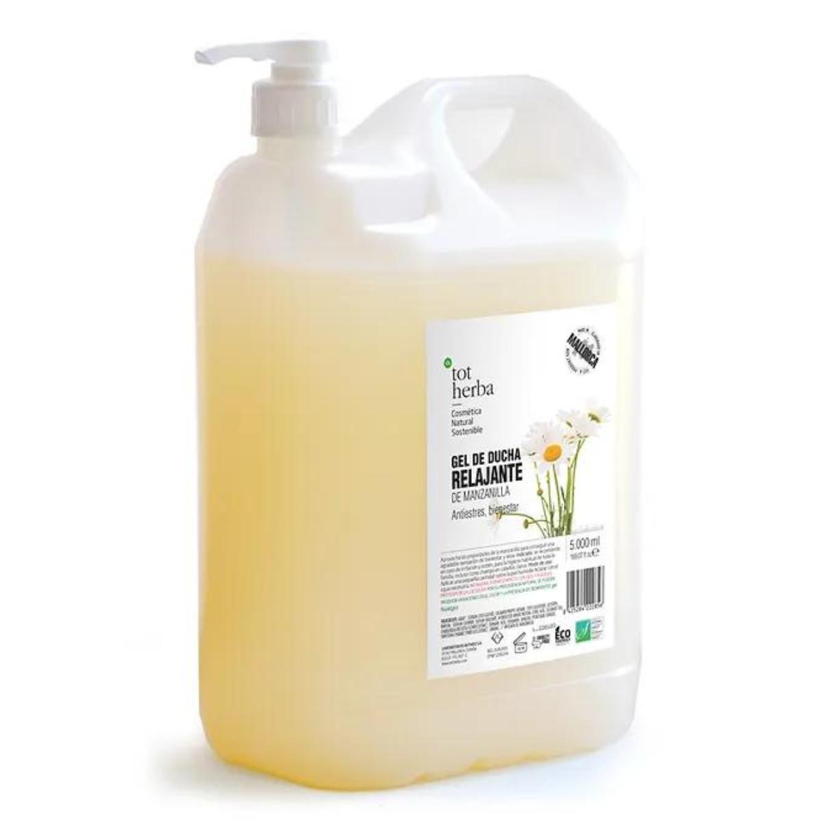 Gel de banho relaxante de camomila 5 litros Tot herba