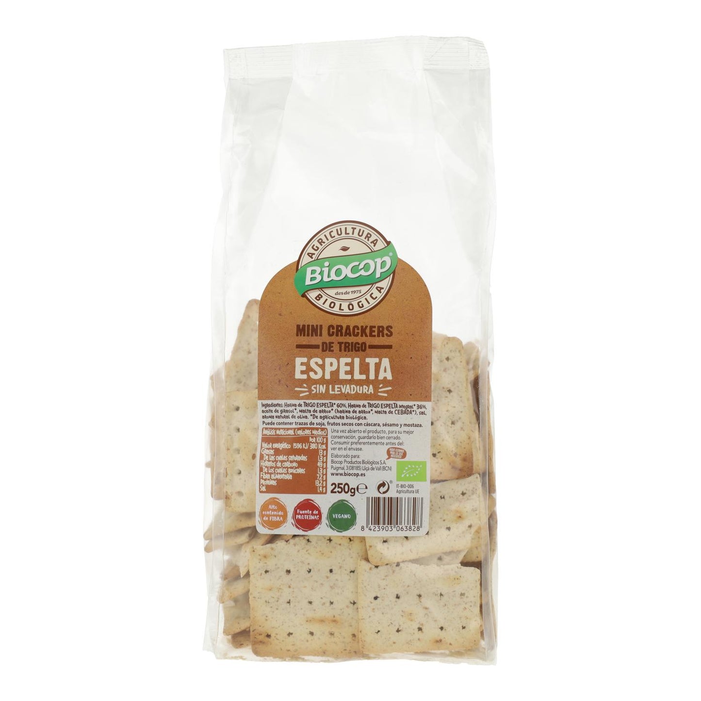 Mini Bolachas de Trigo Espelta Biocop 250 g