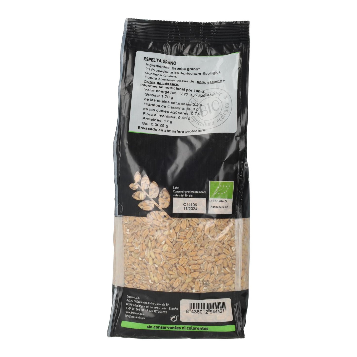 Grãos de espelta orgânicos Ecosana 500 g