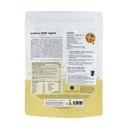 Proteína vegetal Eco 75% baunilha Planeta Huerto 500 g