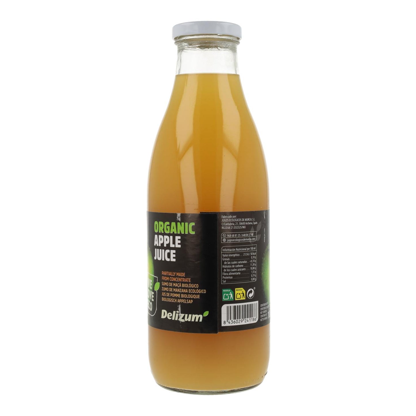 Sumo de Maçã Biológico Delizum 1 L