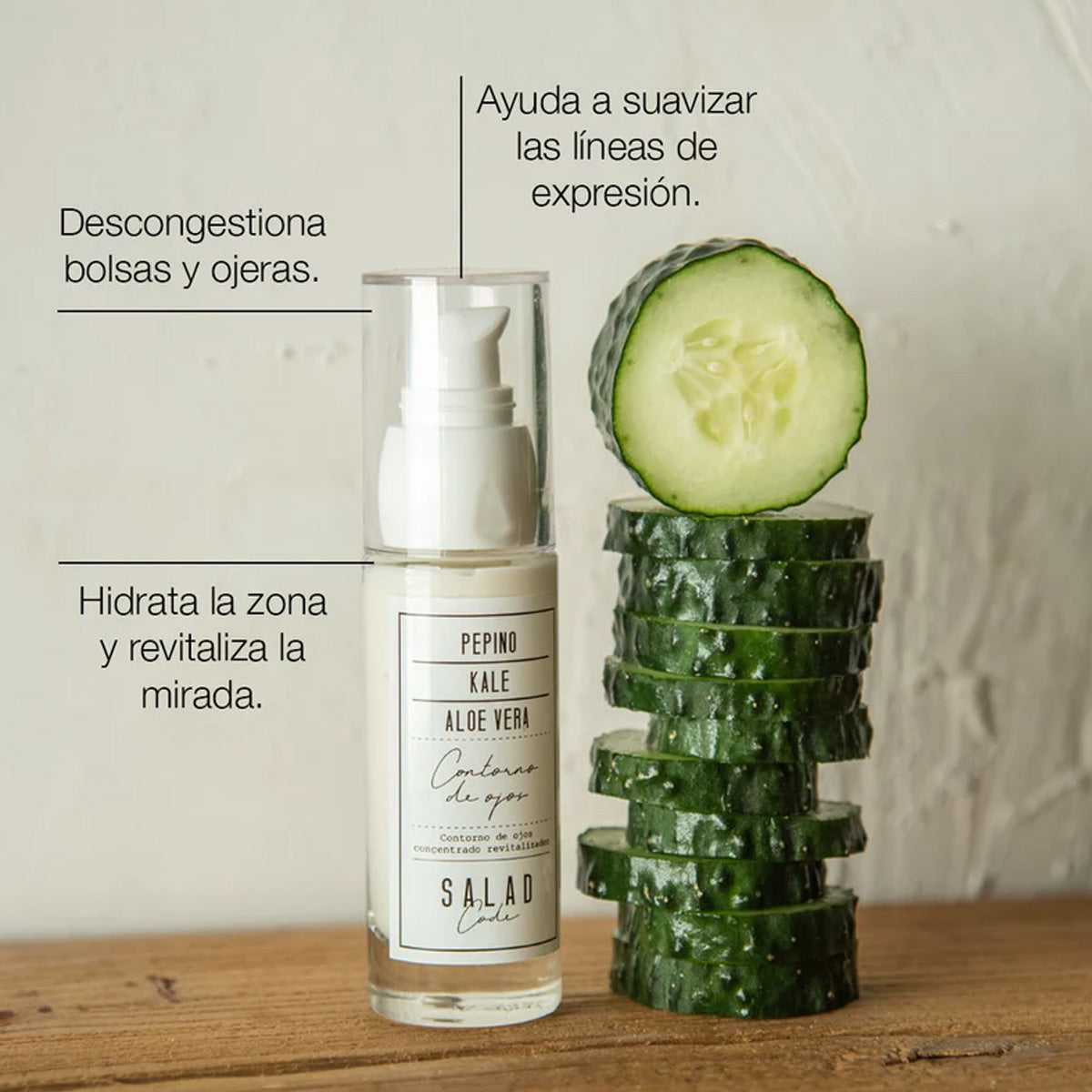 Contorno de Olhos Revitalizante, Salad Code, 30 ml
