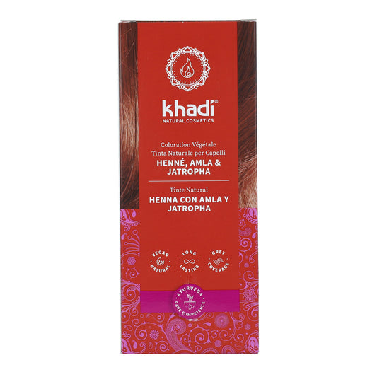 Henna Natural Amla e Jatropha Khadi 100 g