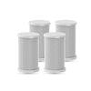 Embalagem de 4 cartuchos de filtro EcoPro Chrome SMR para água da torneira