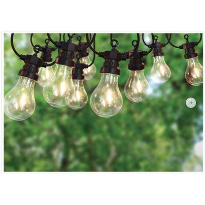 Grinalda LED 10 lâmpadas quentes