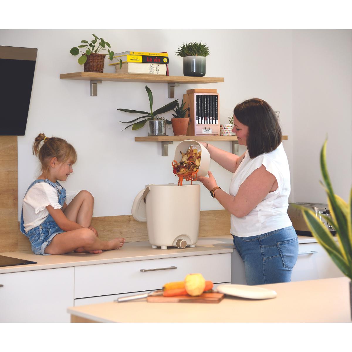 Papeleira para lixo orgânico Hozelock Kitchen Caddy 3,5L