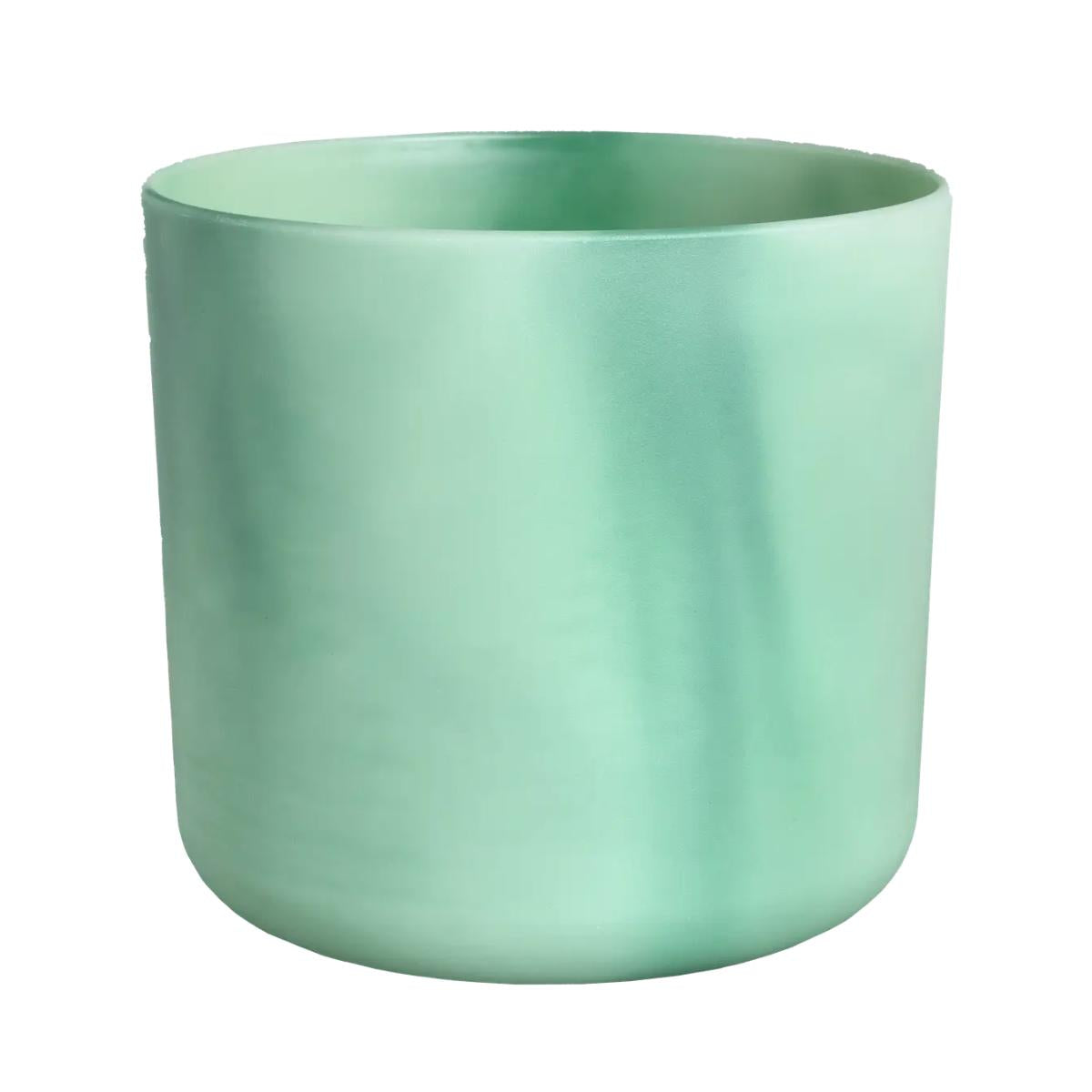 Vaso redondo Ocean Elho reciclado verde Pacífico 18 cm