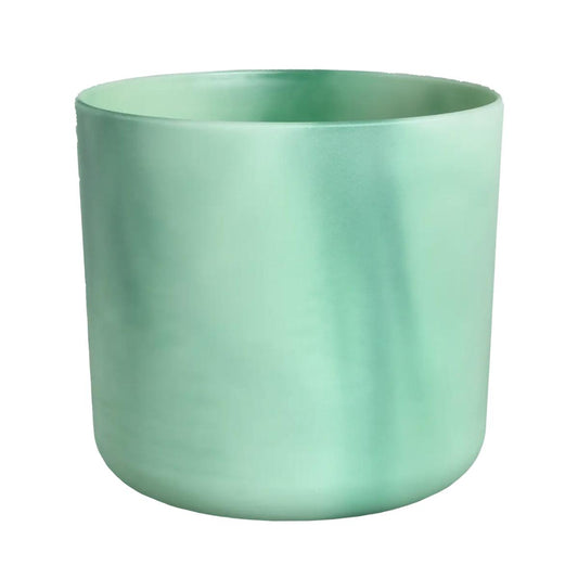 Vaso redondo Ocean Elho reciclado verde Pacífico 18 cm