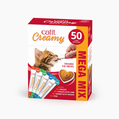 Snack líquido para gatos Creamy Multi Pack 50 x 10 g Catit