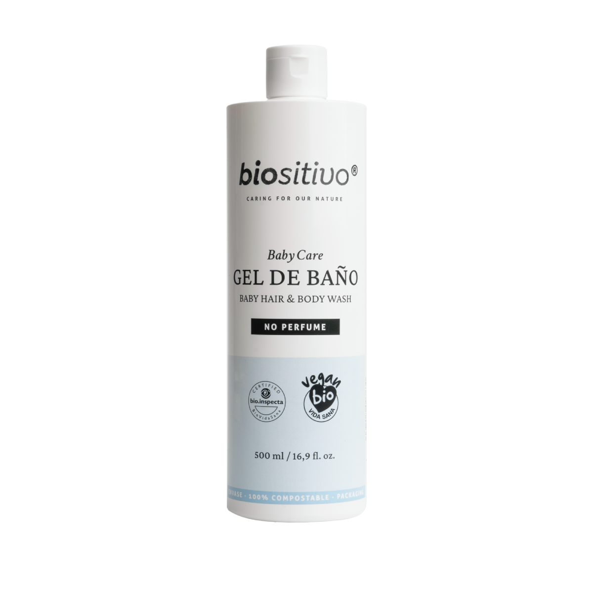 Pack de 6 sabonetes e champôs Biositive Baby, 500ml