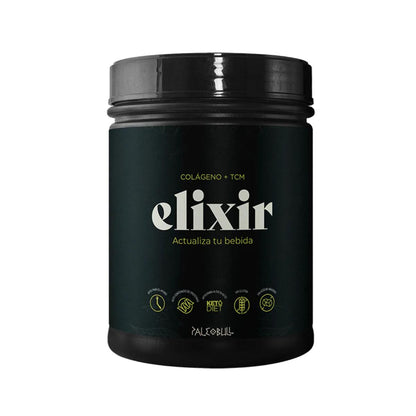 Elixir: Colagénio + Óleo MCT, 450 g Paleobull Elixir Neutro 450 g