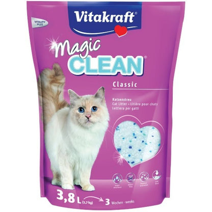 Contas de sílica gel superabsorvente Vitakraft Magic Clean 3,8 L