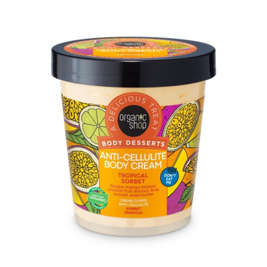 Creme Corporal Anticelulítico Organic Shop Tropical Sorbet 450 ml