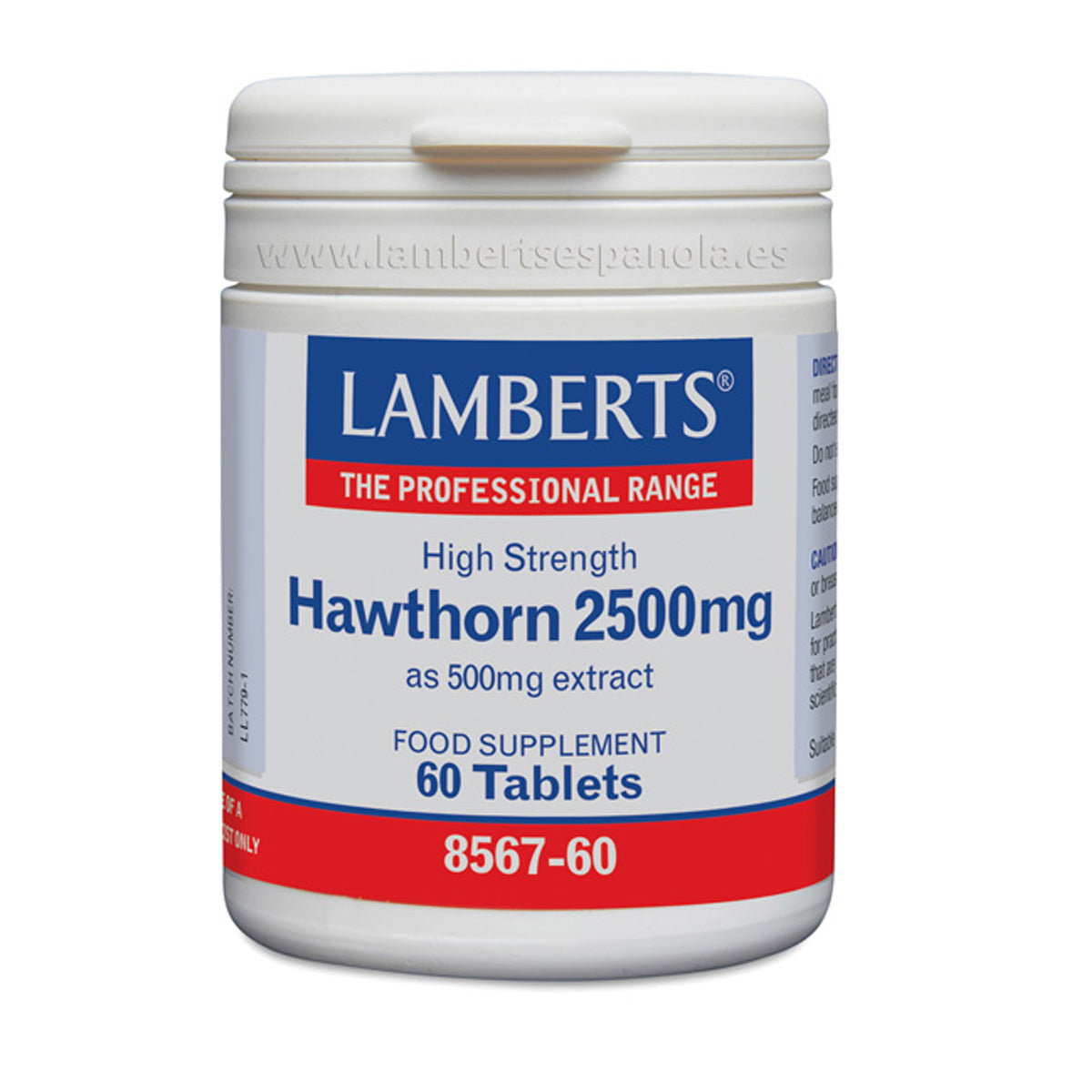 Espinheiro 2.500 mg Lamberts, 60 comprimidos
