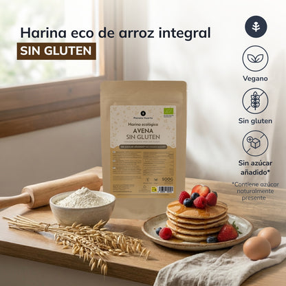 Farinha de Aveia Sem Glúten ECO Planeta Huerto 1 kg