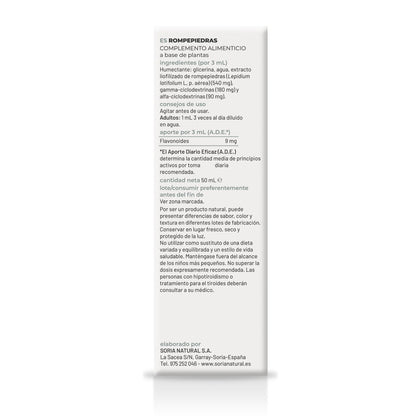 Extrato de Quebra-Pedras Natural Soria, 50 ml