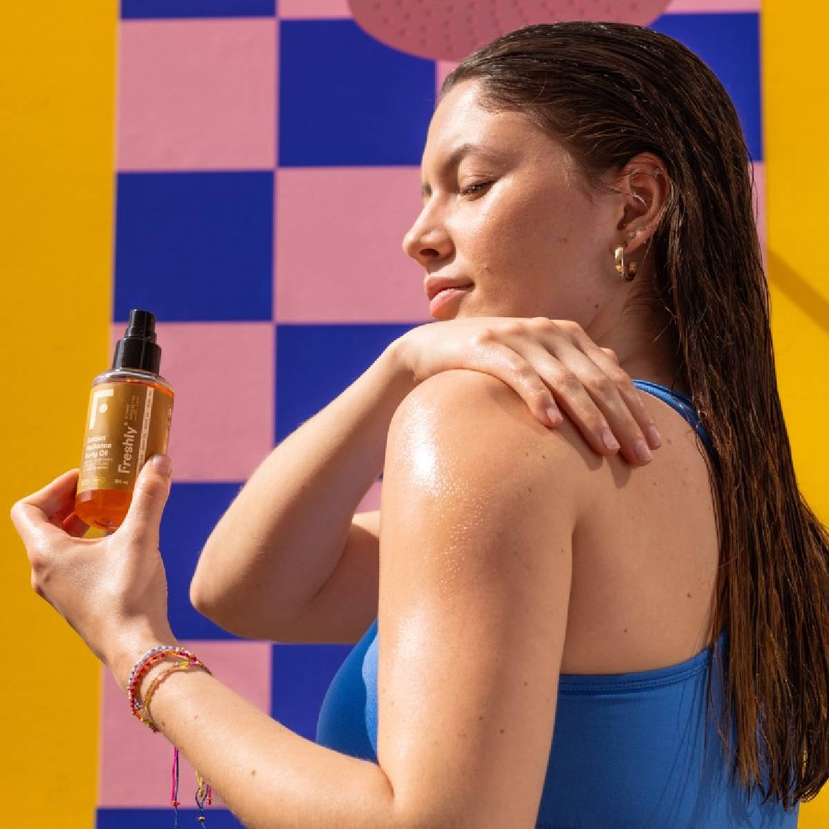 Óleo Corporal Refrescante Golden Radiance 100ml