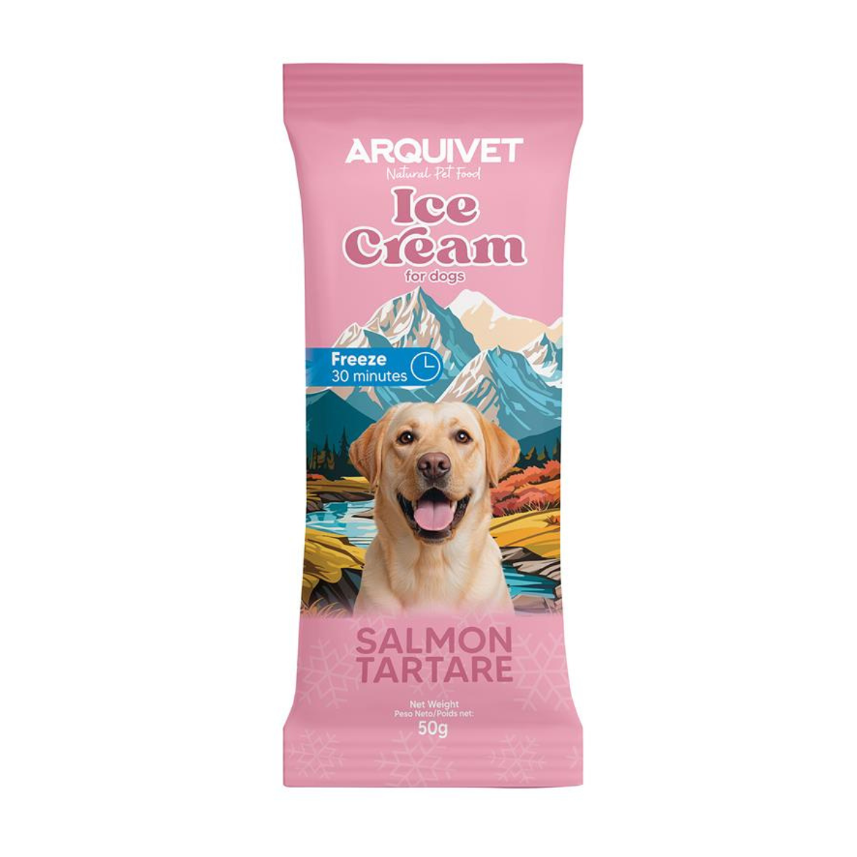 Arquivet Gelado Tártaro de Salmão para cães 50 g