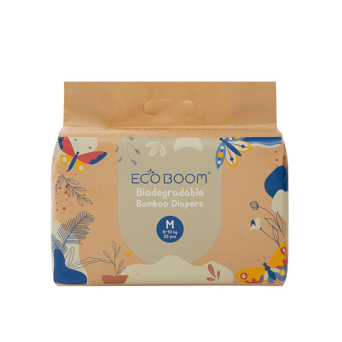 Fralda Ecoboom T3 Bamboo 32 unidades