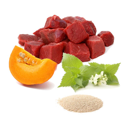 Comida húmida Barf gatos Bigotes Felices (Bovino) Bio Puromenu 100g