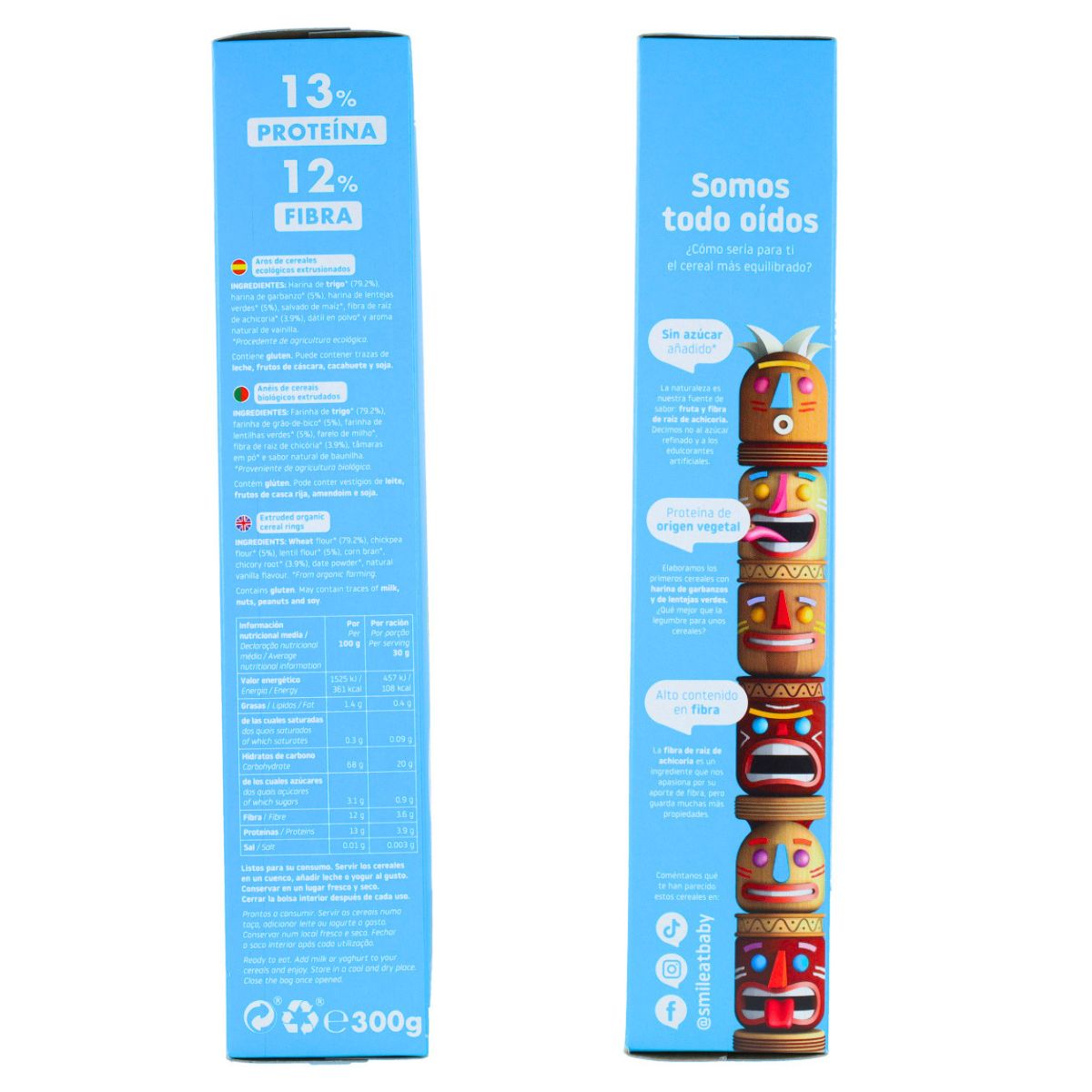 Cereais de pequeno-almoço biológicos 300g, Triboo