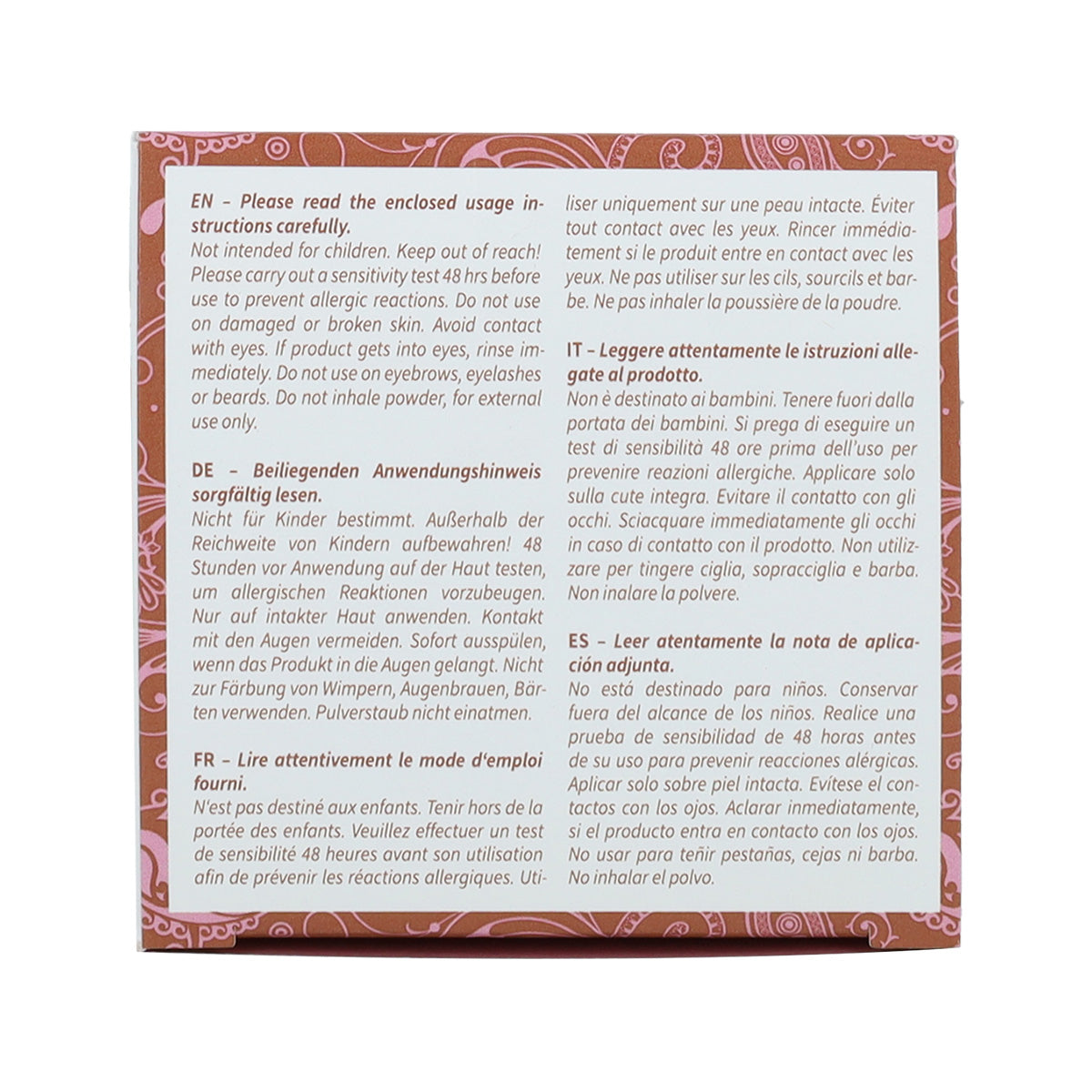 Corante natural castanho claro Khadi 100 g