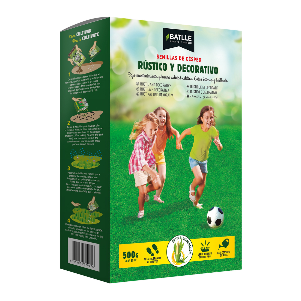 Sementes de relva rústica e decorativa Batlle 1 kg