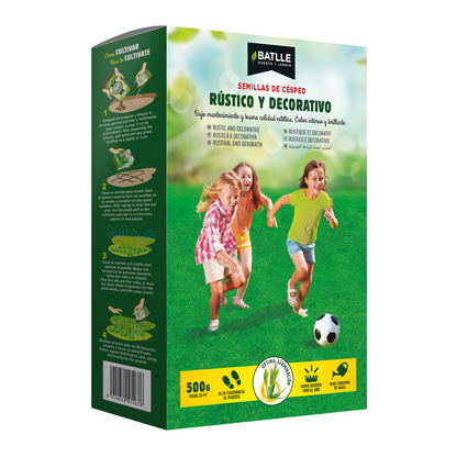 Sementes de relva rústica e decorativa Batlle 1 kg