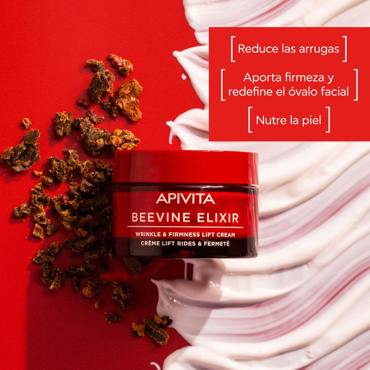 Creme Lifting Antirrugas e Firmeza - Textura Rica BEEVINE ELIXIR, APIVITA 50 ml