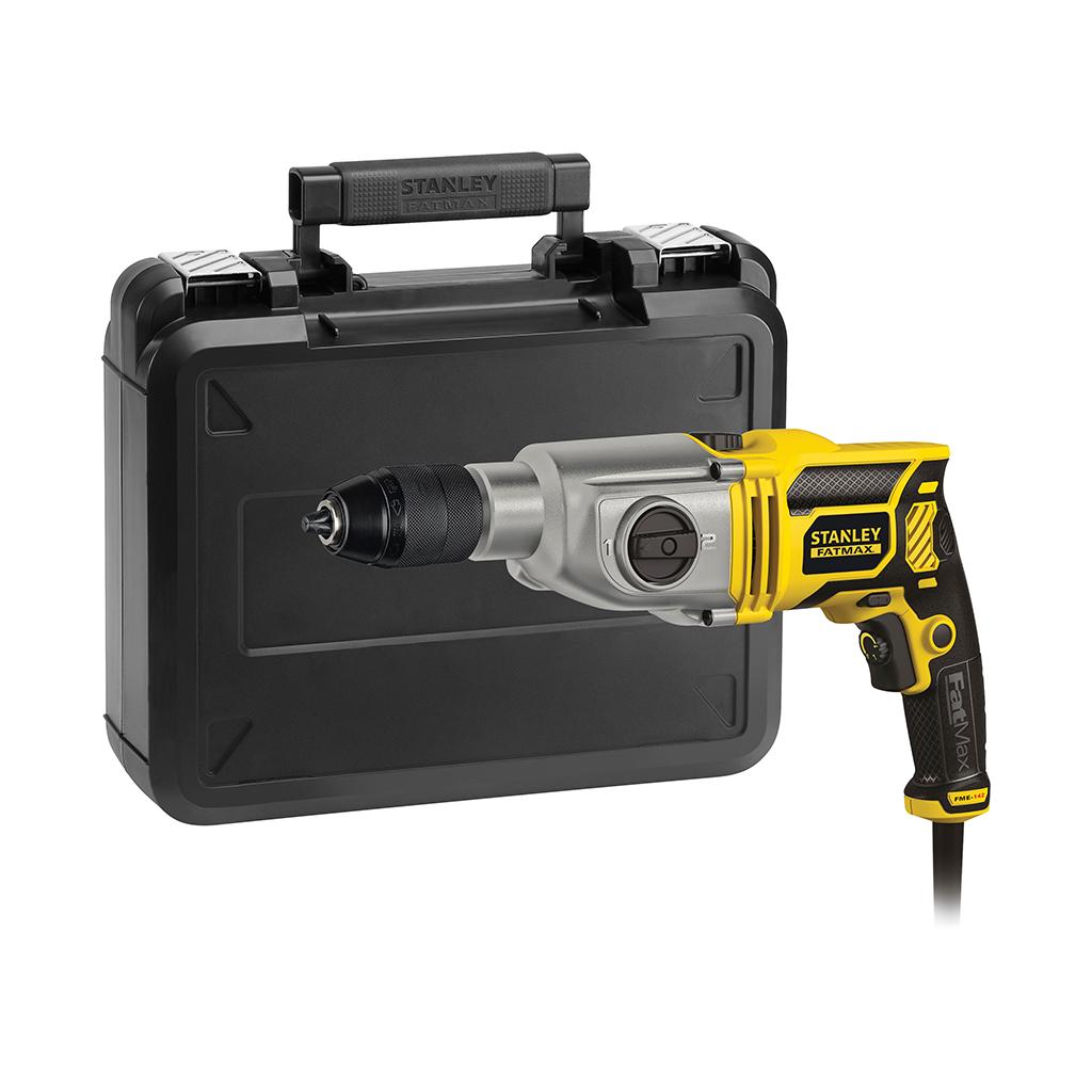 Conjunto de berbequins de impacto de 850 W com estojo Stanley