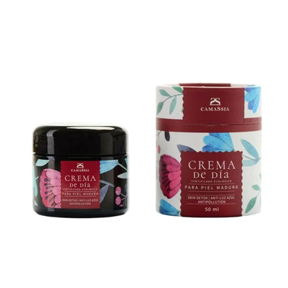 Crema de Día Natural Antiedad, Camassia, 50ml