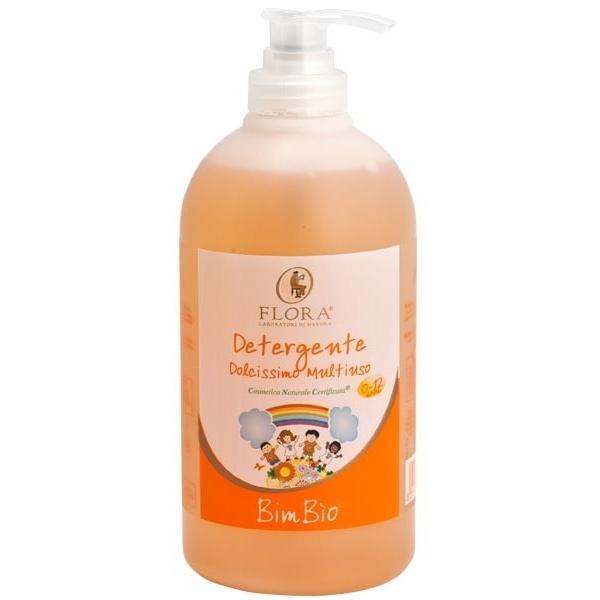 Gel de banho para bebé BIO Flora 500 ml