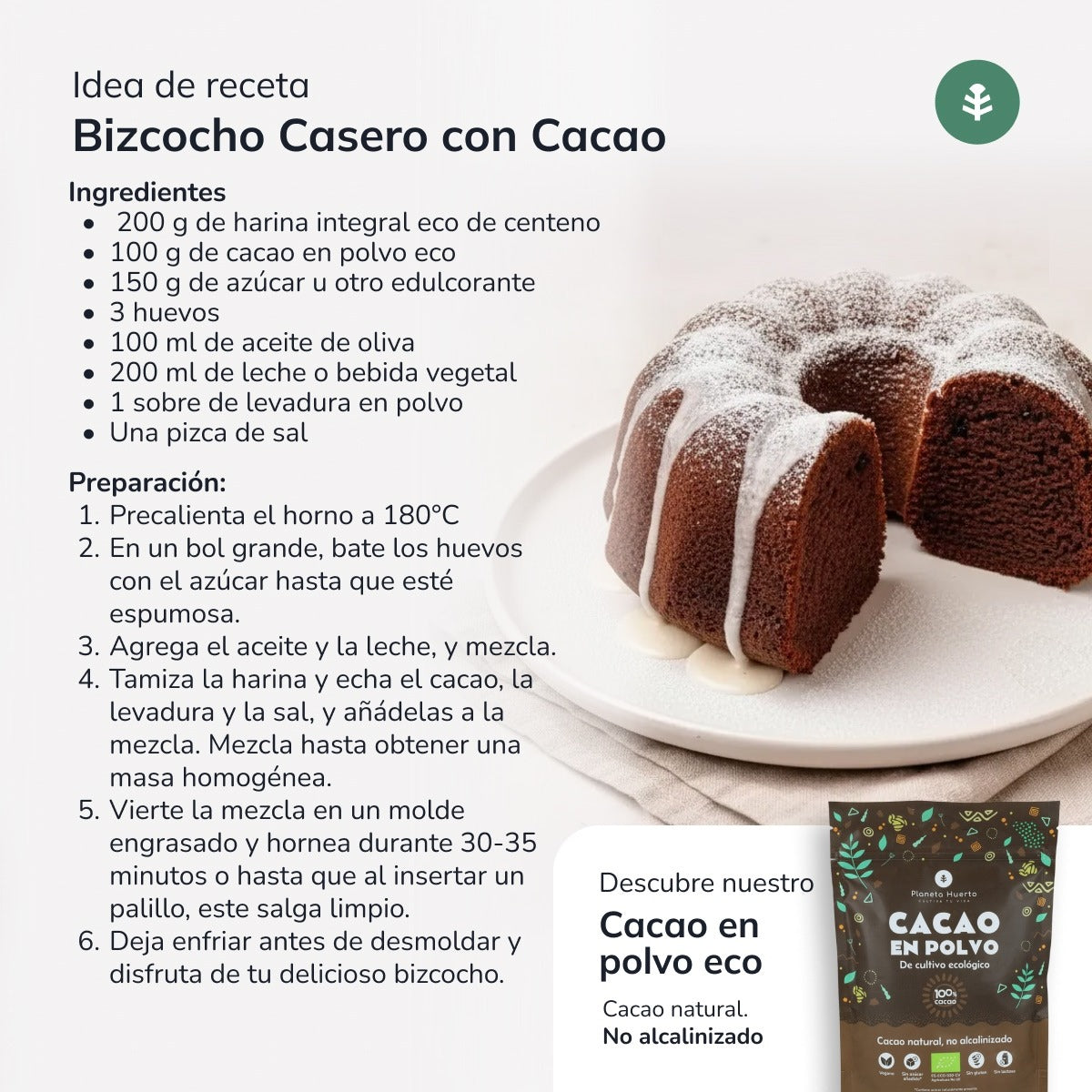 Farinha de Centeio Integral Eco Planeta Huerto 5 Kg