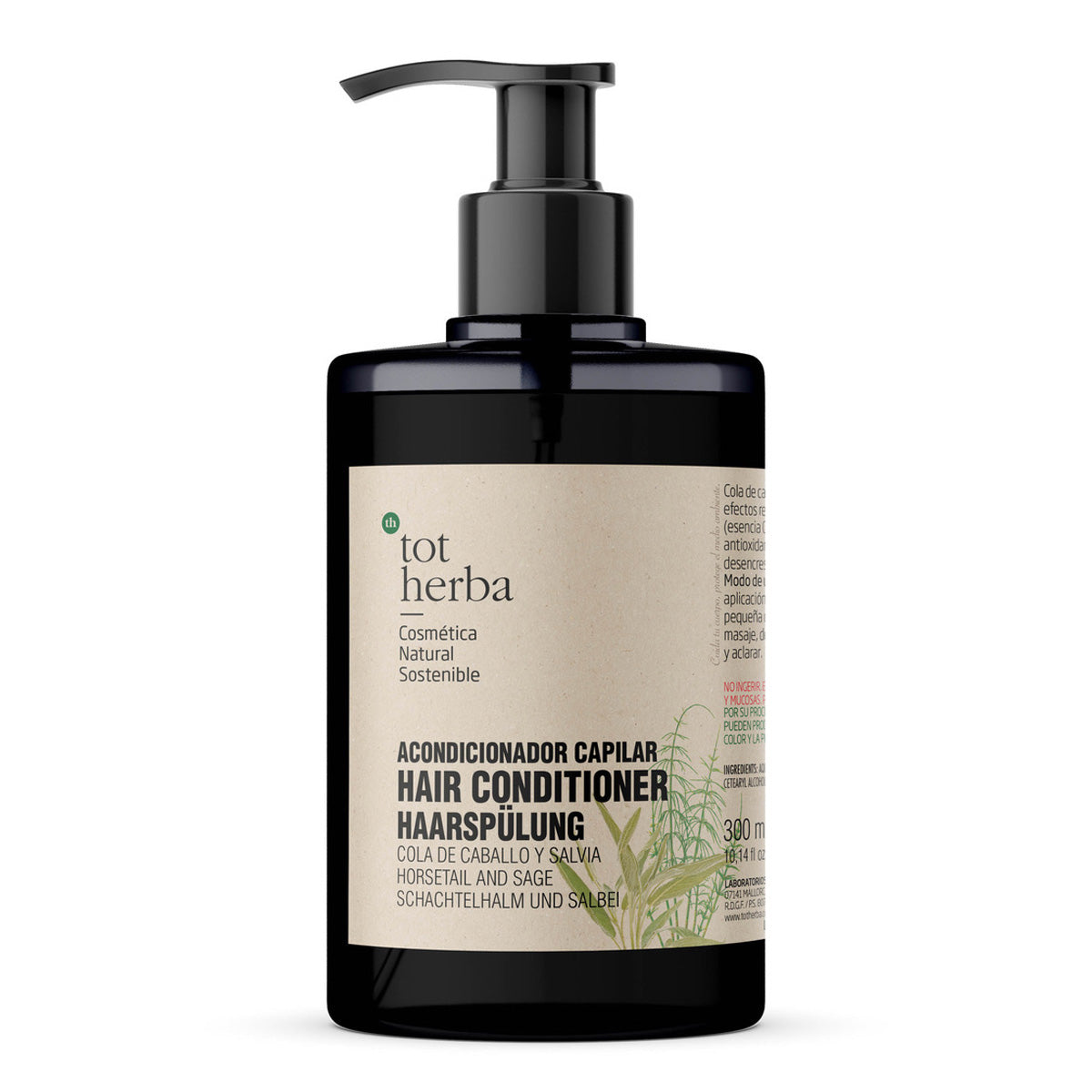 Acondicionador Cavalinha e Sálvia, Tot Herba, 300 ml