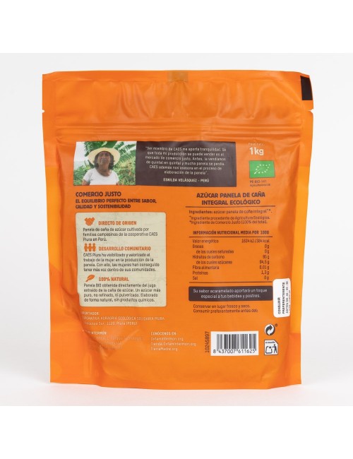 Açúcar Panela Biológico Tierra Madre Grão Fino 1 kg