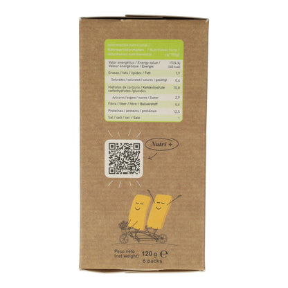 Bolachas de grão-de-bico sem glúten BIO Zealia 120 gr