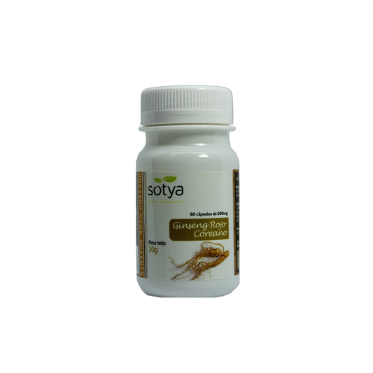 Ginseng Vermelho Coreano Sotya 60 Cápsulas