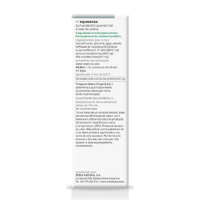 Extrato de Equinácea Soria Natural, 50 ml