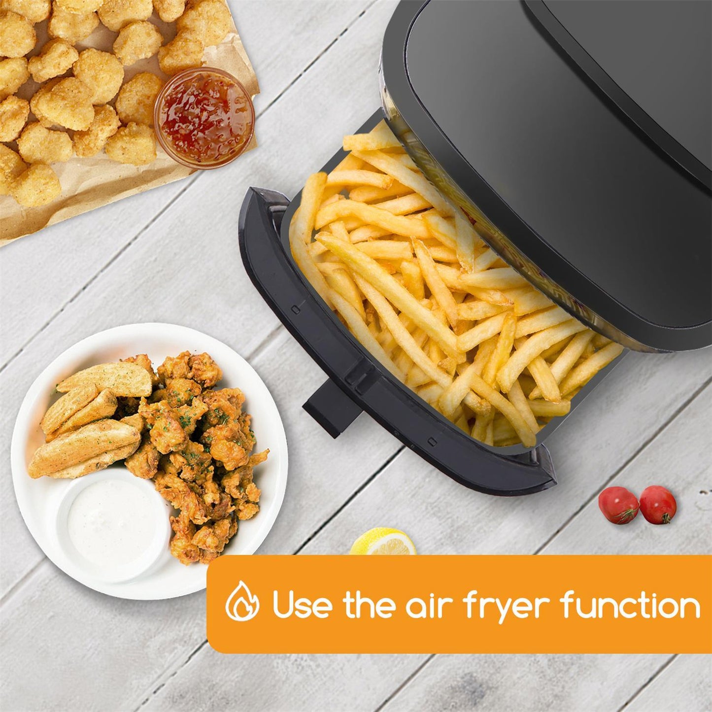 Fritadeira a ar Aigostar 7L + Vaporizador