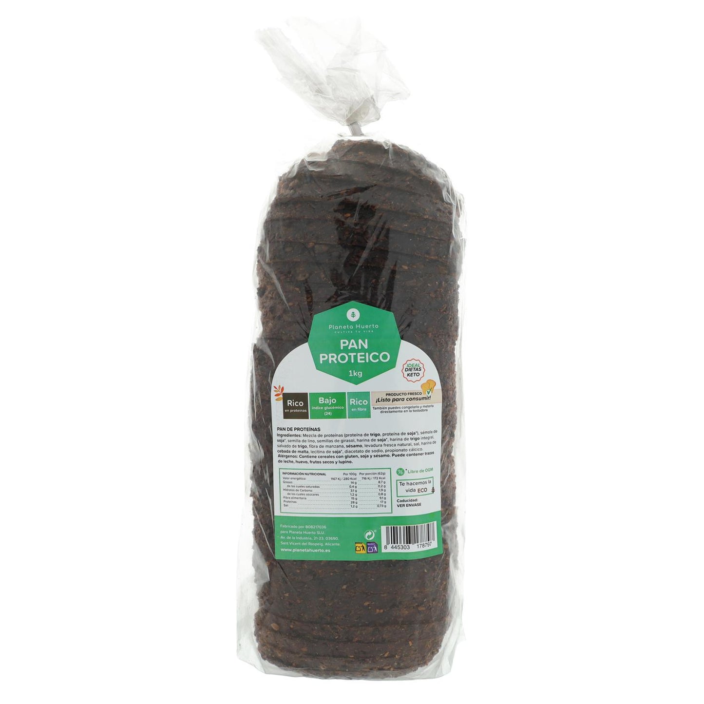 Pão Proteico Planeta Huerto 1 kg 