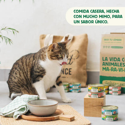 Ragu Tradicional de Carne e Frango Equilíbrio Selvagem para Gatos 6 x 80 g