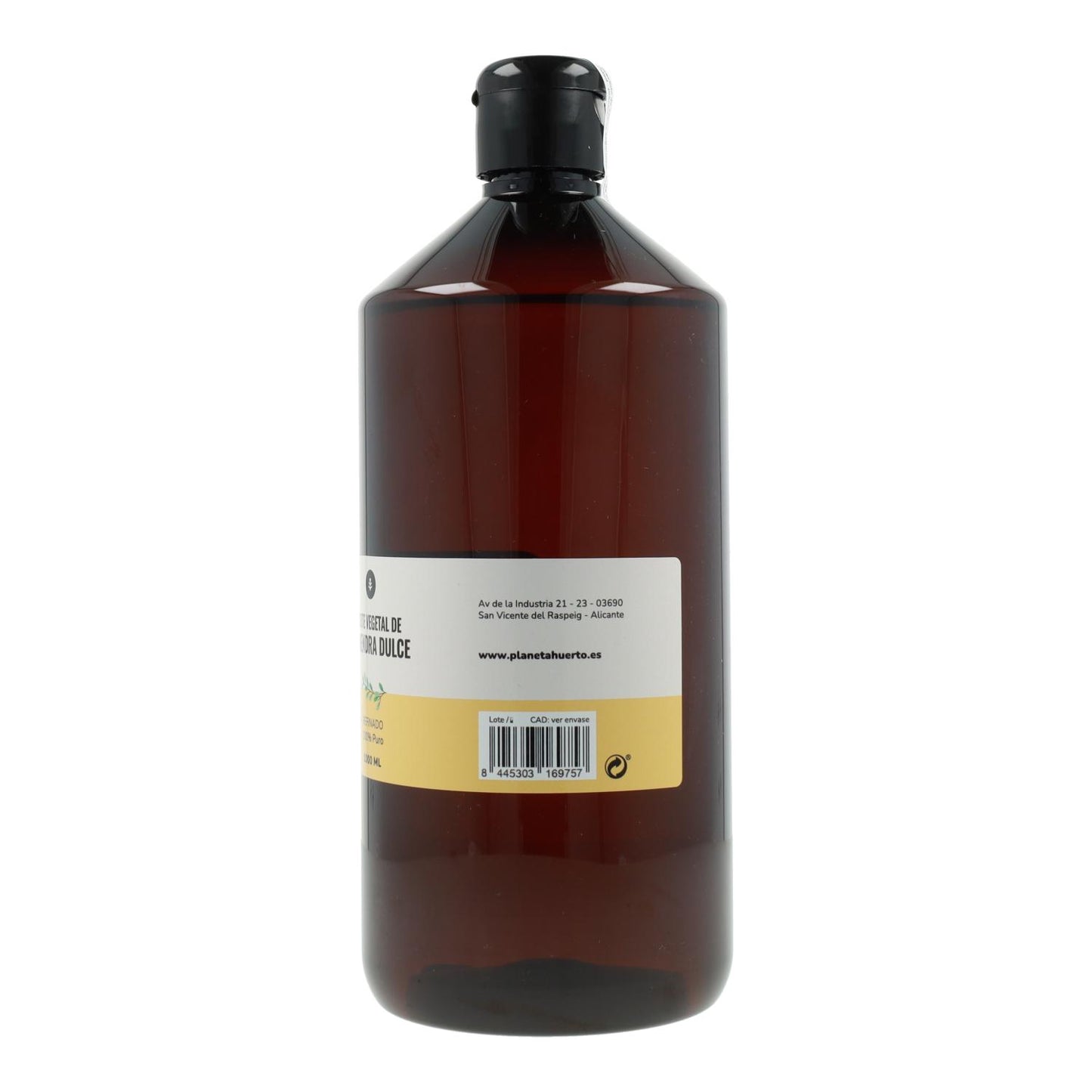Óleo Vegetal de Amêndoas Doces Planeta Huerto 1 L