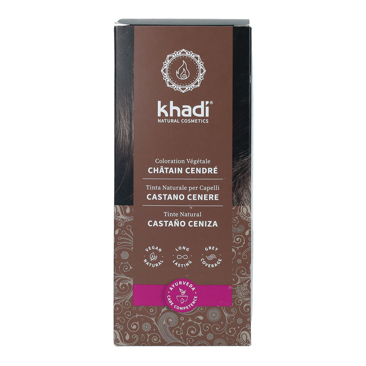 Khadi Ash Brown Tintura Natural 100g
