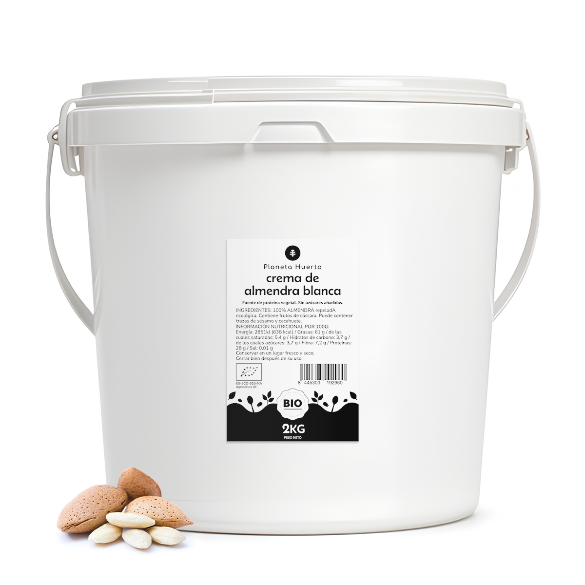 Creme de Amêndoa Branca Biológico Planeta Huerto 2kg