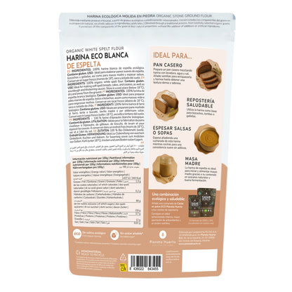 Farinha de Espelta Branca Planeta Huerto Eco 800 g