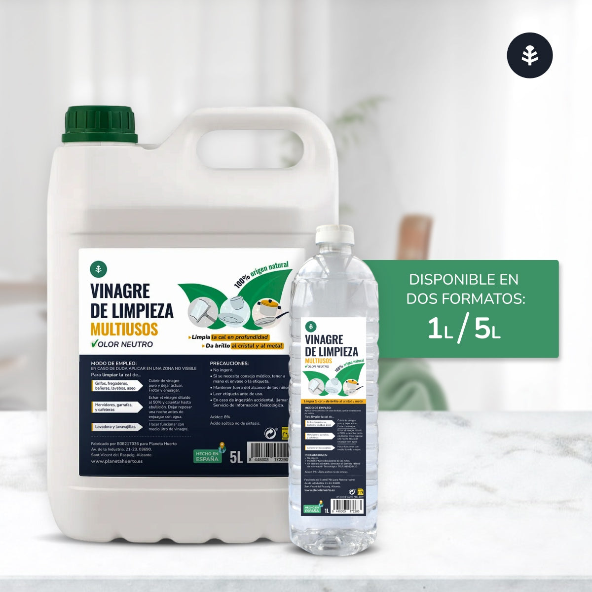 Vinagre de Limpeza Branco Planeta Huerto 5L