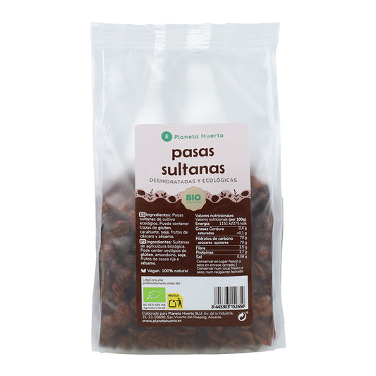 Sultanas biológicas do Planeta Huerto 500 g