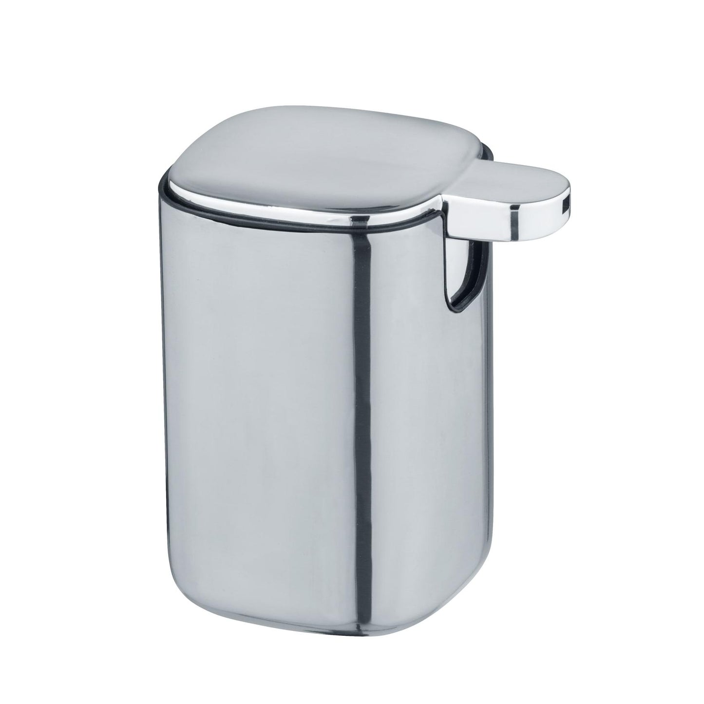 Dispensador de sabão Alassio em aço inoxidável, brilhante