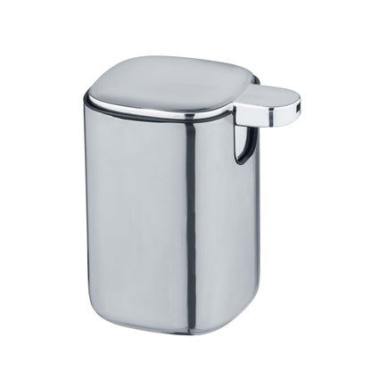 Dispensador de sabão Alassio em aço inoxidável, brilhante