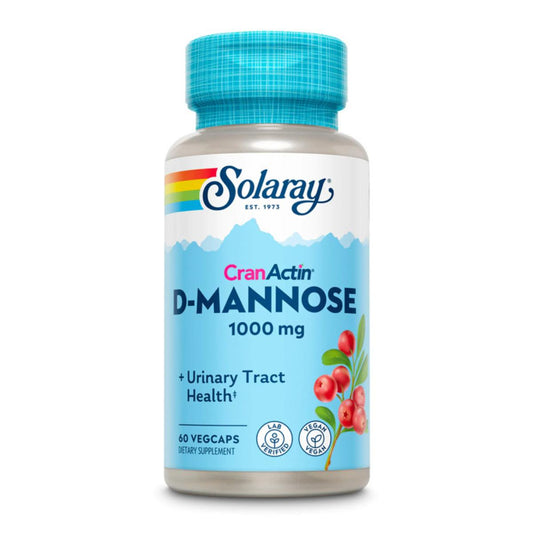 D-MANOSE+CRANACTINA Suplemento alimentar 60 cápsulas Solaray